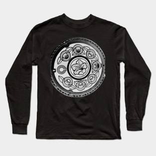 Japanese Manhole Long Sleeve T-Shirt